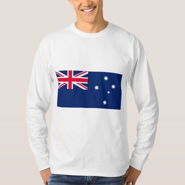 Australiens flagga t shirt (Framsida)