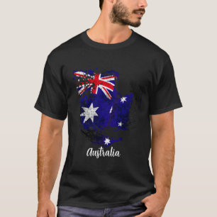 Australiens flagga t shirt