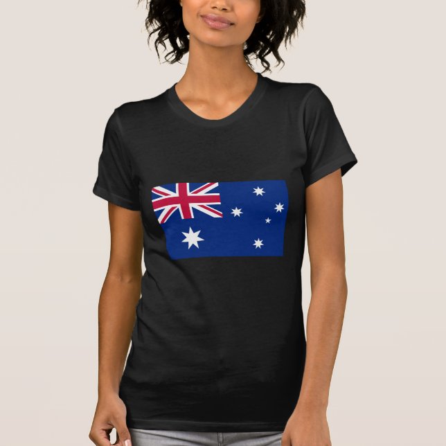 Australiens flagga t-shirt (Framsida)