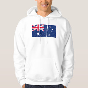 Australiens flagga, vintage hoodie