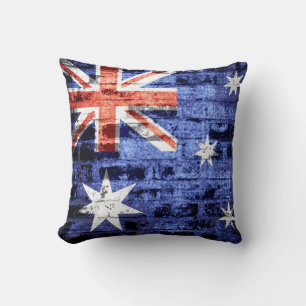 Australiens Flagga Vintage Kudde