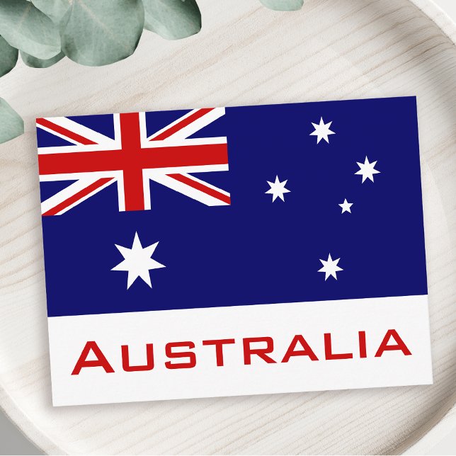 Australiens flagga vykort (Skapare uppladdad)
