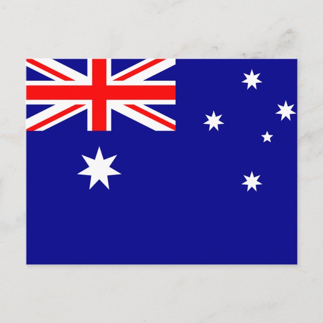 Australiens flagga vykort (Framsida)
