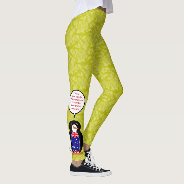 Australiens flaggans dag Ms. Penguin Talar Leggings (Höger)