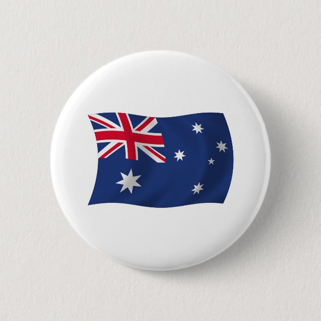 Australiens flaggknapp knapp (Framsida)