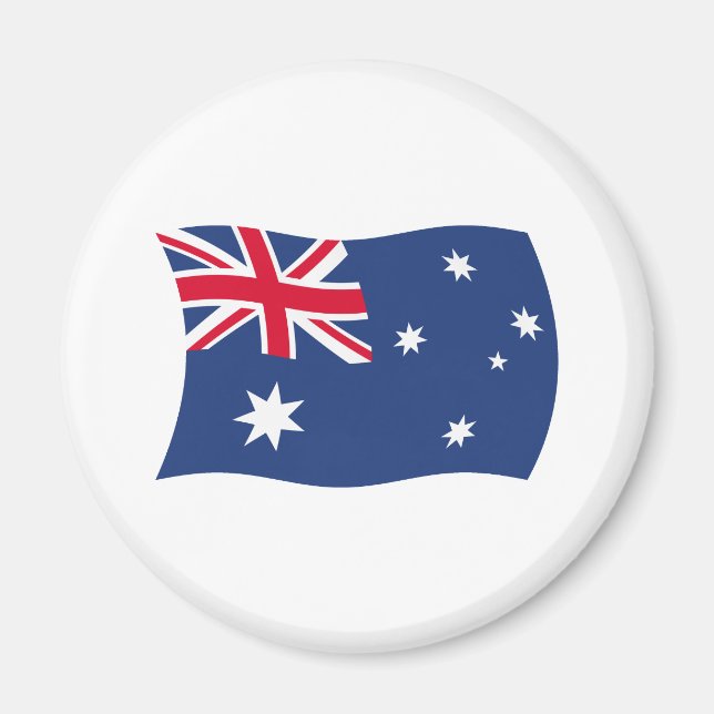 Australiens flaggmagnet magnet (Framsidan)