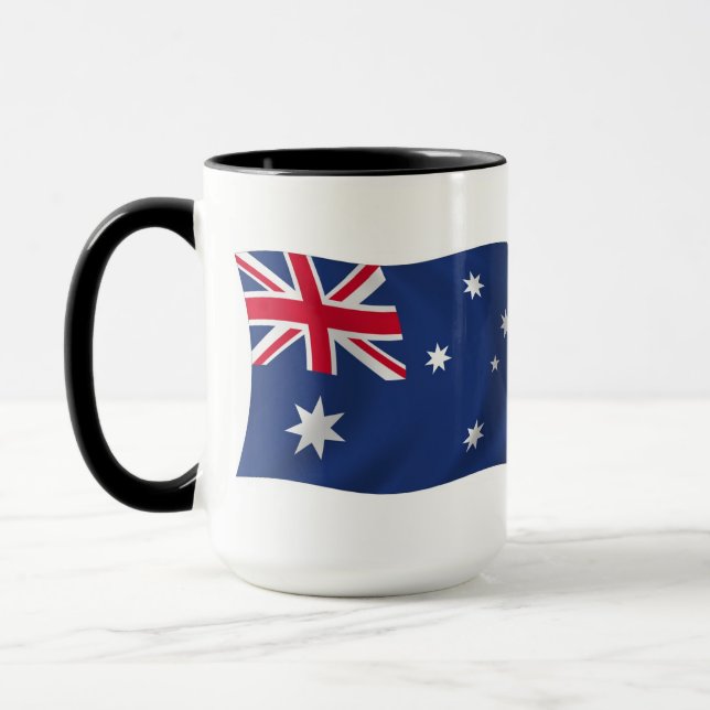 Australiens flaggmugg mugg (Vänster)