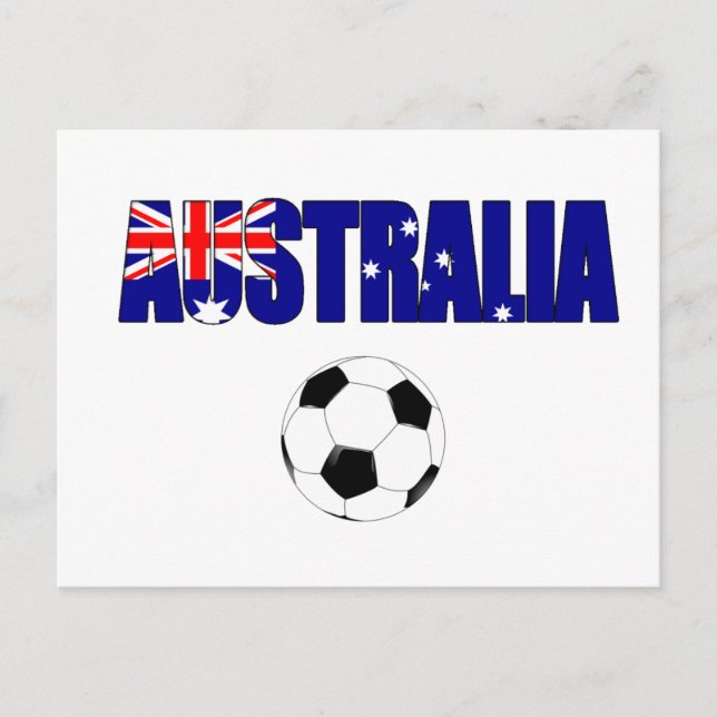 Australiens fotboll 5044 vykort (Framsida)