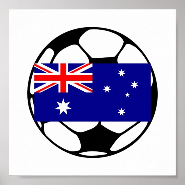 Australiens fotboll poster (Framsidan)
