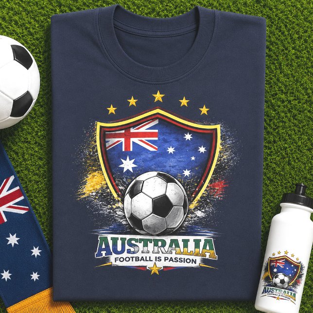 Australiens fotbollsfan Världscupen Supporter T Shirt (Skapare uppladdad)