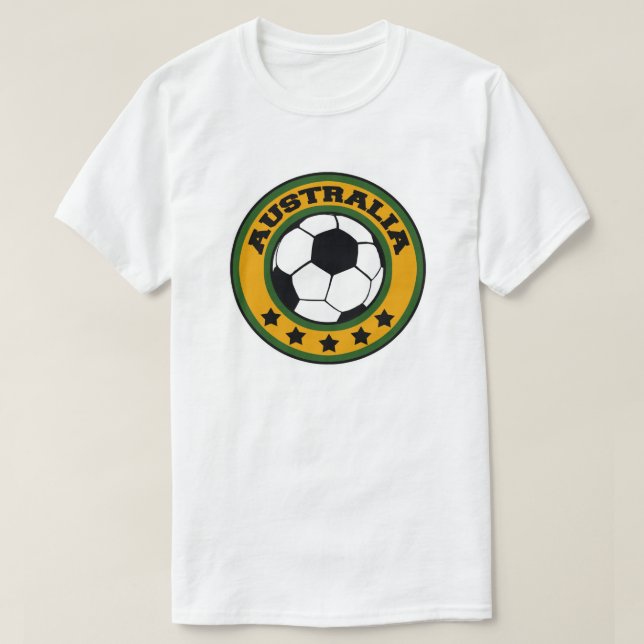 Australiens fotbollsspelare tee shirt (Design framsida)