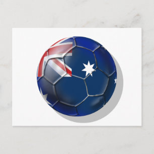 Australiens fotbollsspelare vykort