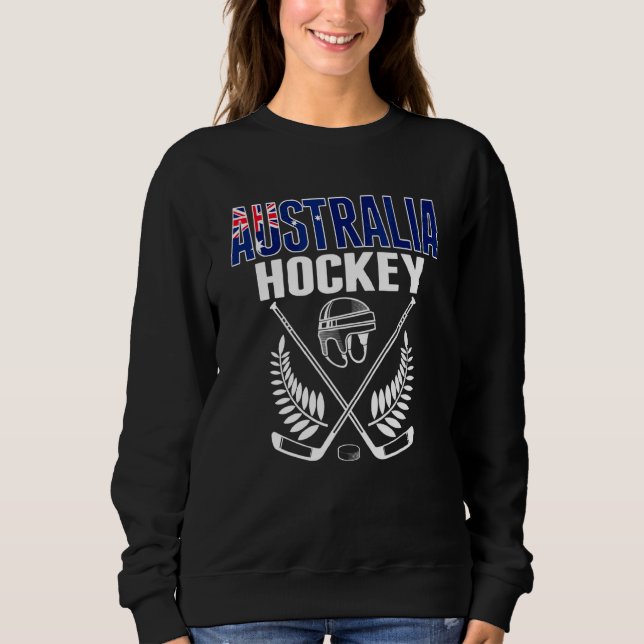 Australiens ishockeyfans   Australiens hockeylag T Shirt (Framsida)