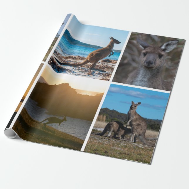 Australiens Kangaroos Presentpapper (Utrullad)