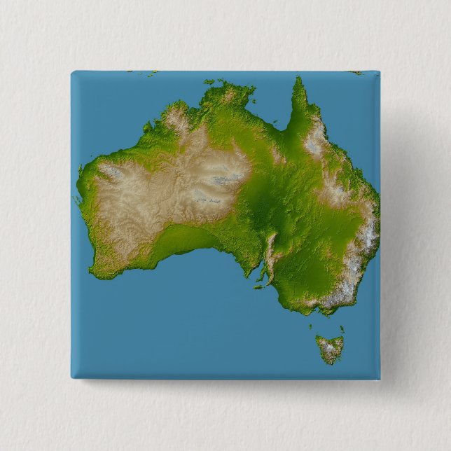 Australiens kontinent knapp (Framsida)