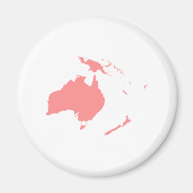 Australiens kontinent magnet (Framsidan)