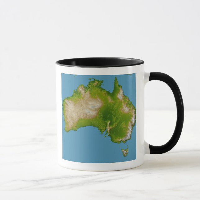 Australiens kontinent mugg (Höger)