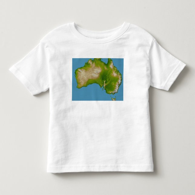 Australiens kontinent t shirt (Framsida)
