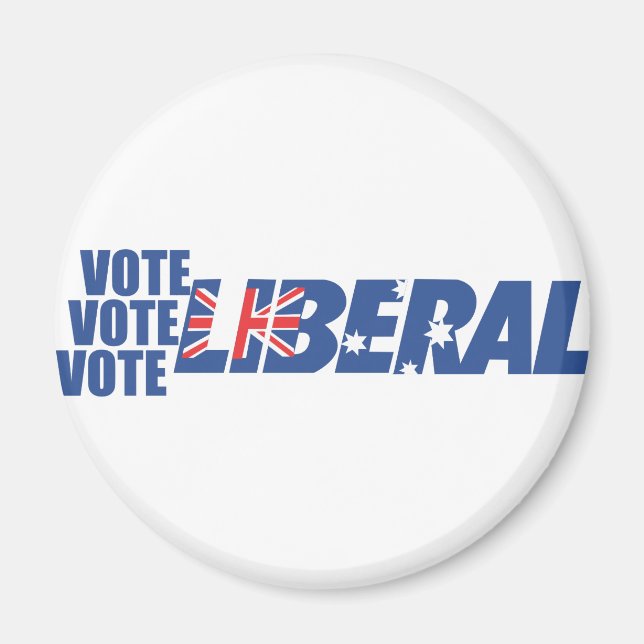 Australiens liberala Party Magnet (Framsidan)