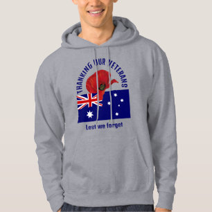 Australiens minnesdag för veteraner hoodie