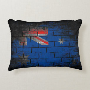 Australiens mur flagga prydnadskudde
