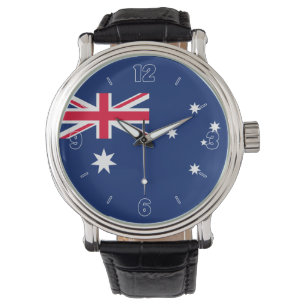 Australiens nationella Flagga Elegant Patriotic Armbandsur