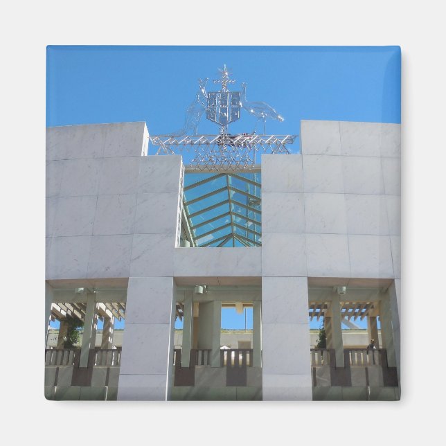 Australiens parlament - Canberra Magnet (Framsidan)