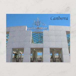 Australiens parlament, Canberra. Vykort