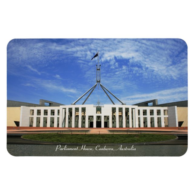 Australiens parlament House, Canberra - Magnet (Horisontell)