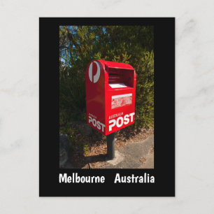 Australiens postbox vykort Melbourne