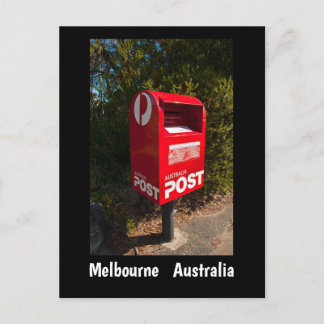 Australiens postbox vykort Melbourne