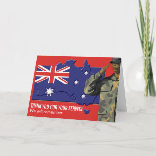 Australiens REMEMBRANCE DAY-väpnade styrkor Kort