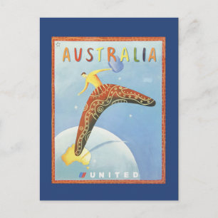 Australiens resevykort vykort
