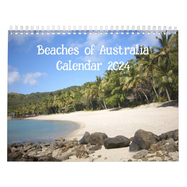 Australiens stränder Kalender 2024 (Omslag)