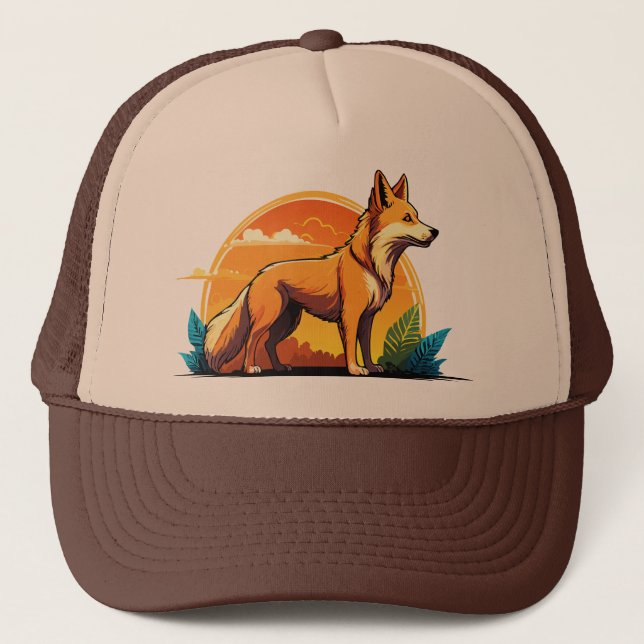 Australiens vildhund dingo keps (Framsida)