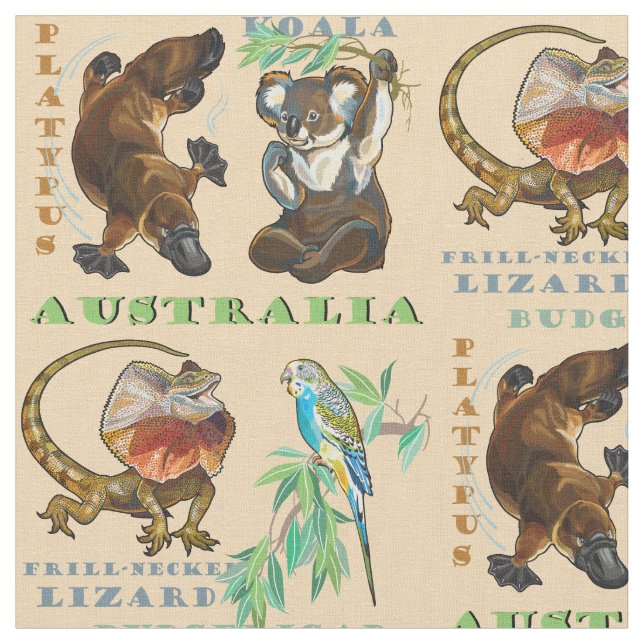 Australiens vilt tyg (Närbild)