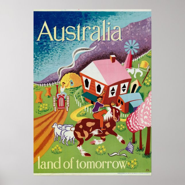 Australiens Vintage Government Poster (Framsidan)