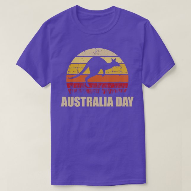 Australiens vintage t shirt (Design framsida)