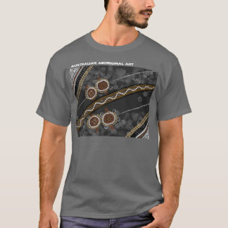 Australiensisk Aboriginal konst T Shirt