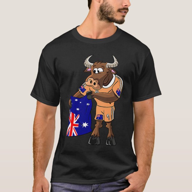 Australiensisk beundrare Oxen T Shirt (Framsida)