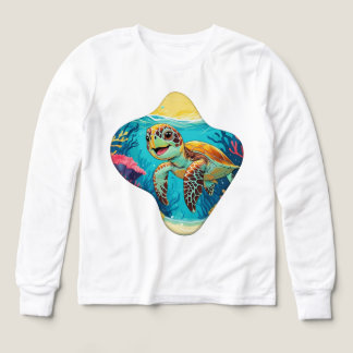 Australiensisk Boho Sköldpadda T-Shirt | Solig Pla