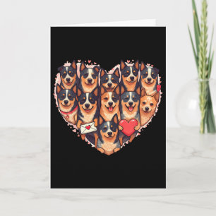 Australiensisk boskapshund hjärta Valentine austra Kort