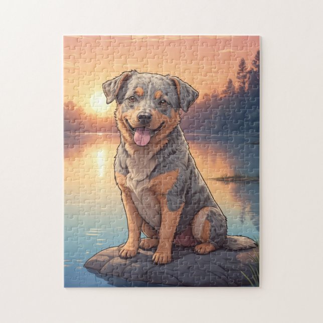 Australiensisk boskapshund pussel (Vertikal)