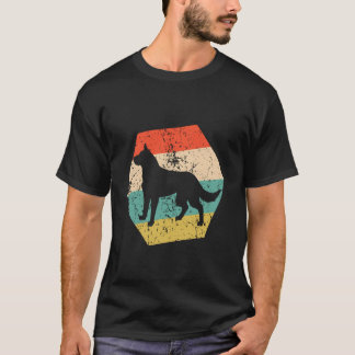 Australiensisk boskapshund ras Retro Distressed He T Shirt