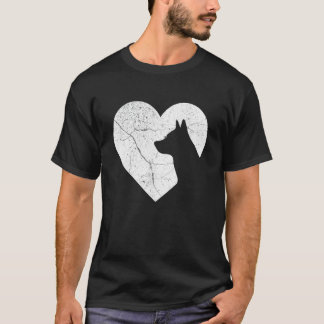 Australiensisk boskapshund Roligt hjärta Alla hjär T Shirt