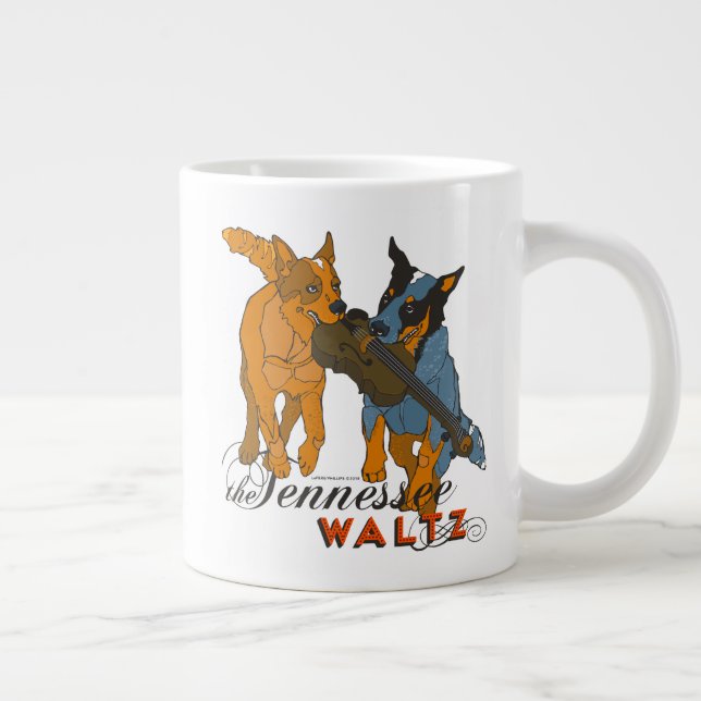 Australiensisk bosshund Tennessee Waltz Mugg Jumbo Mugg (Höger)