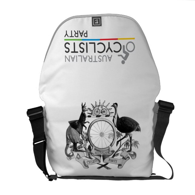 Australiensisk cyklistpartymessenger bag messenger bag (Öppen Baksida)