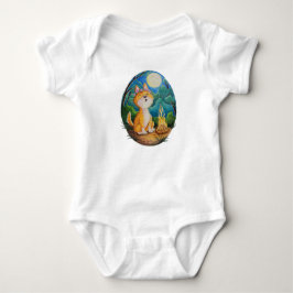 Australiensisk Dingo ylar på baby overall T Shirt