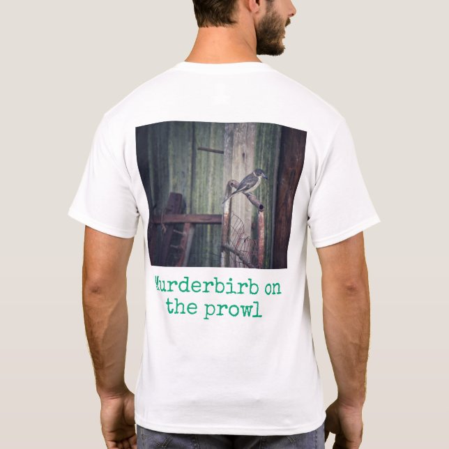 Australiensisk fågeltryck t-shirt (Baksida)