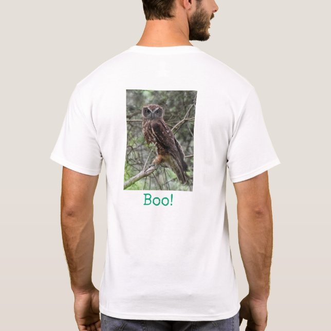 Australiensisk fågeltryck t-shirt (Baksida)